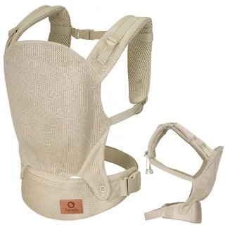 lionelo Margareet Air Ergonomische Babytrage für Babys 4 Monaten bis 20kg