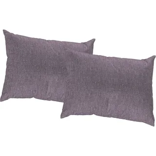 Dekokissen WIRTH "Torbole" Gr. 2, lila (lila, meliert), B:40cm L:60cm, Obermaterial: 90% Polyester, 10% Baumwolle, Dekokissen_Sitzkissen_Kissenhüllen, Dekokissen