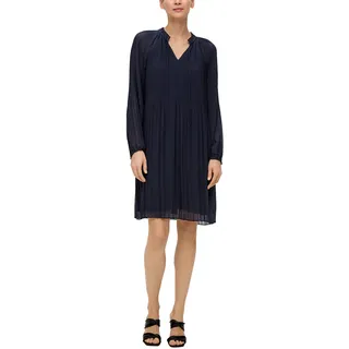 s.Oliver Plissiertes Kleid aus Chiffon
