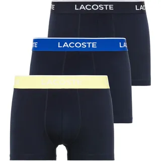 Lacoste Boxershorts »enge Boxershorts Lacoste Herren Premium«, (Packung, 3 St., 3er-Pack), mit Lacoste Logobund, blau