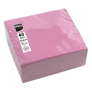 ProNappe Servietten rosa 2-lagig 19,0 x 19,0 cm 40 St.