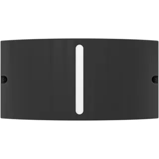 EGLO Wandleuchte außen Poggiarello, Außenlampe mit Up und Downlight, Außenleuchte Hauswand, Outdoor Wandlampe aus Kunststoff in Anthrazit, E14 Fassung, IP54