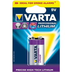 Varta Professional Lithium Batterie (9V, 1200mAh, 1-er Blister)