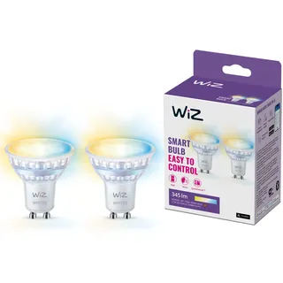 WIZ Tunable Glühlampenform 4,7 W 345 lm Transparent 2 Stück