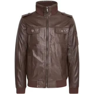 !Solid Lederjacke »Lederjacke SDFamash«, braun