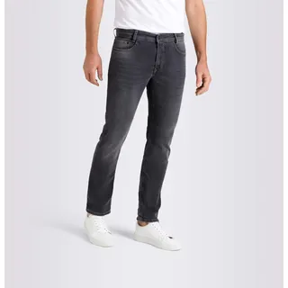 Tapered-fit-Jeans MAC "Jog ́n Jeans", Herren, Gr. 40, Länge 34, grau (grau used), Denim/Jeans, Obermaterial: 90% Baumwolle, 8% Polyester, 2% Elasthan, unifarben, regular fit lang, Jeans Tapered-fit-Jeans, im Five-Pocket Style