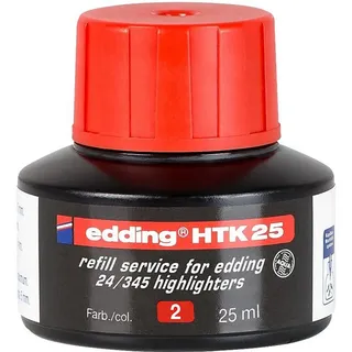edding HTK 25 Nachfülltinte rot 25 ml