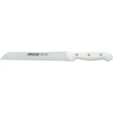 Arcos Serie Artika - Brotmesser - Klinge Nitrum Edelstahl 210 mm - HandGriff Polypropylen Farbe weiß