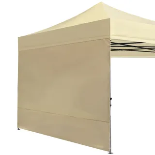 ABCCANOPY Seitenwand/Seitenteile für 3x3m pavillon,3x6m pavillon,partyzelt,festzelt|Wasserabweisend|ohne Fenster,beige