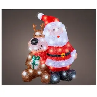 Kaemingk Weihnachtsmann LUMINEO Mit Lichtern (40Cm)