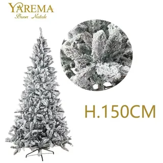 Weihnachtsbaum Tanne Künstlich 150cm Baum Verschneit Schnee Bal