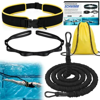Premium Schwimmgürtel Erwachsene für Pool,3.5-8 M Schwimmgurt mit elastischen Gummibändere,Schwimmhilfe Erwachsene Geeignet für Anfänger und Profis, für das Schwimmtraining