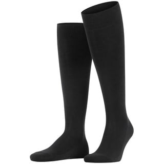 Falke Herren Socken Multipack - Family, Kniestrümpfe, einfarbig Schwarz 39-42