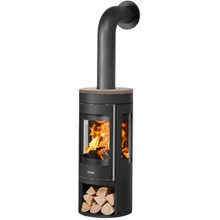 Mino Trios 2.0 Stahl schwarz/Abdeckplatte Keramik grappa