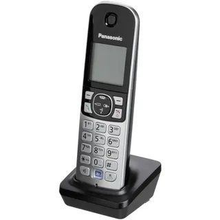 Panasonic KX-TGA681EXB Mobilteil für KX-TG68xx Serie inkl. Ladeschale schwarz