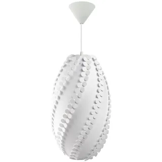 Kayoom Raymond 1-flg. 35x45 cm oval weiß Kunststoff