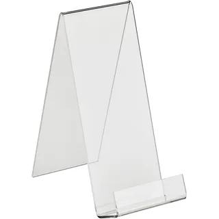 Buchständer Acryl 80 x 195 mm, Acryl (PMMA), transparent