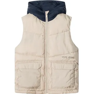 Pepe Jeans Bekett Weste - Dark Stone Beige - 14 Jahre