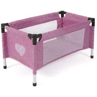 Bayer Chic 2000 Puppenreisebett Funny jeans pink