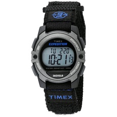 Timex Unisex Expedition Mittelgroße Digitale CAT Schwarz Schnelle Wickel-Armbanduhr TW4B02400