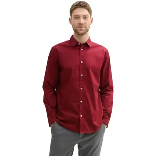 Tom Tailor Herren Regular Fit Business Hemd mit Stretch