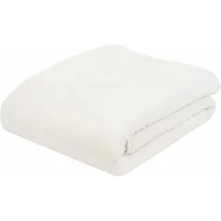 Gözze Premium Cashmere-Feeling Kuscheldecke 130 x 170 cm Wollweiß