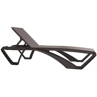 Resol Marina Club Liegestuhl - Wenge / Chocolate - One Size