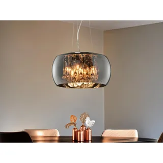 Pendelleuchte VAPORE Silber Chrom Ø 40cm - Silber