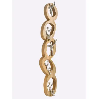 Wanddekoobjekt HEINE HOME, beige (natur), B:8,5cm H:84cm T:6cm, Wanddekoobjekte, Wanddekoobjekt