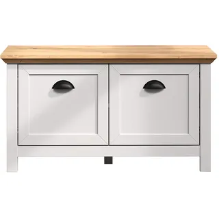 trendteam Landside 91 x 49 x 41 cm hellgrau / Eiche