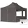 Faltpavillon 3 x 4,5 m inkl. 4 Seitenteile Dunkelgrau