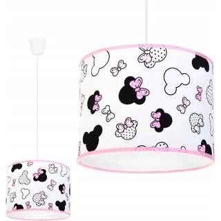 Loft Deckenhängelampe Für Kinder, Led-Lampenschirm - Weiß, Rosa