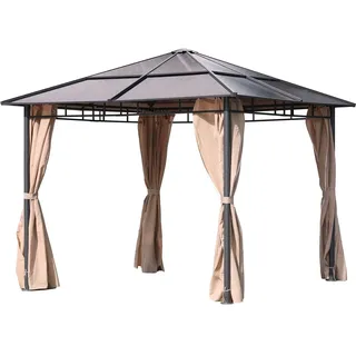 Garden Pleasure Napa 3 x 3 m inkl. Seitenteile taupe