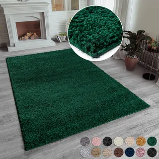 MY HOME »Shaggy 30« rechteckig 30 mm Höhe Teppich, Uni Farben, besonders weich und kuschelig, Kundenliebling