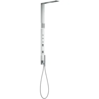 Hansgrohe AXOR ShowerComposition Duschpaneel mit Thermostat Silber 12595000