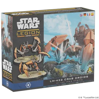 Asmodee Star Wars: Legion LM-432 Crab Droids (LM-432-Krabbendroiden), Erweiterung, Tabletop, 2 Spieler, ab 14+ Jahren, 120-180 Minuten, Deutsch, Mehrsprachig
