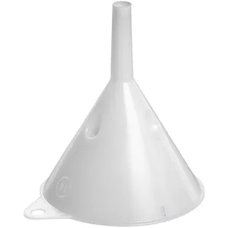 Hünersdorff Trichter 500 ml 140 mm Kunststoff Beige/Transparent/Weiß