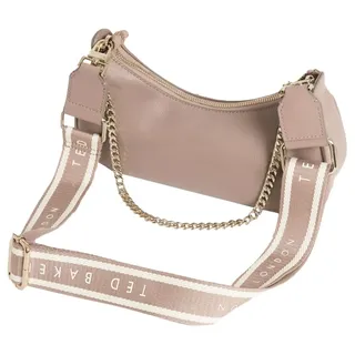 Ted Baker Damen Webbing Small Leather Shoulder Bag Tasche, Taupe