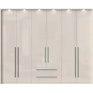 OTTO home Drehtürenschrank Piano 277 x 226 x 60 cm Beige