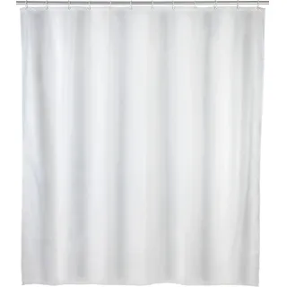 Wenko Duschvorhang Uni 120 x 200 cm weiß