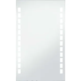 Badezimmer-Wandspiegel mit LEDs 60x100 cm - Silber