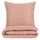 Mikrofaser Unifarben Rosa 155 x 220 cm 2 x 40 x 80 cm