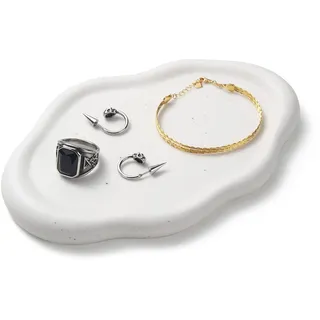 CESTATIVO Schmucktablett, Keramik Ringschale, Ringhalter, Ring Teller, Lleines Schlüsseltablett, Schmuckteller, Muttertag, Weihnachten, Erntedankfest, Geburtstagsgeschenk für Frauen