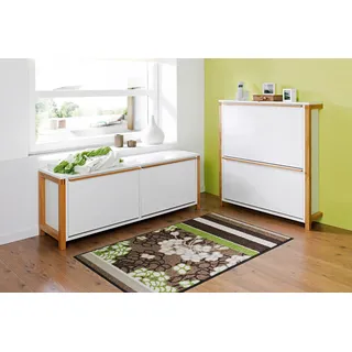 Andas Schuhkipper 120 x 48 x 37 cm braun / braun
