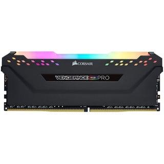 Vengeance RGB PRO schwarz DIMM 8GB, DDR4-3200, CL16-18-18-36 (CMW8GX4M1Z3200C16)