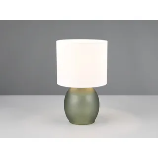 TRIO-Leuchten Tischleuchte VELA DH 18x29 cm Tischlampe Klemmleuchte - Grün