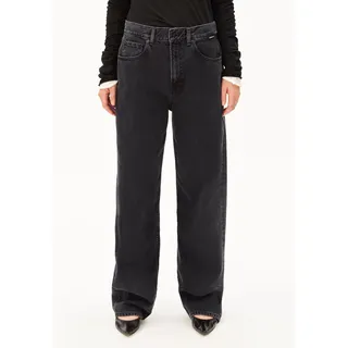 HAAYI LOW WAIST BAGGY JEANS |  100% recycelte Baumwolle Non Stretch - schwarz (32-32)
