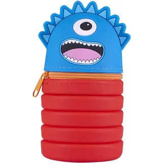 IDENA Schlamper Soft Touch Silikon ausziehbar Blau-Rot,