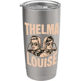 Jede Thelma braucht eine Louise, beste Freundinnen Doppelwandiger Edelstahl-Thermobecher