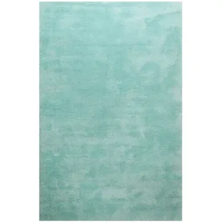 Homie Living Pisa Hochflorteppich 130 x 190 cm Blau/Türkis
